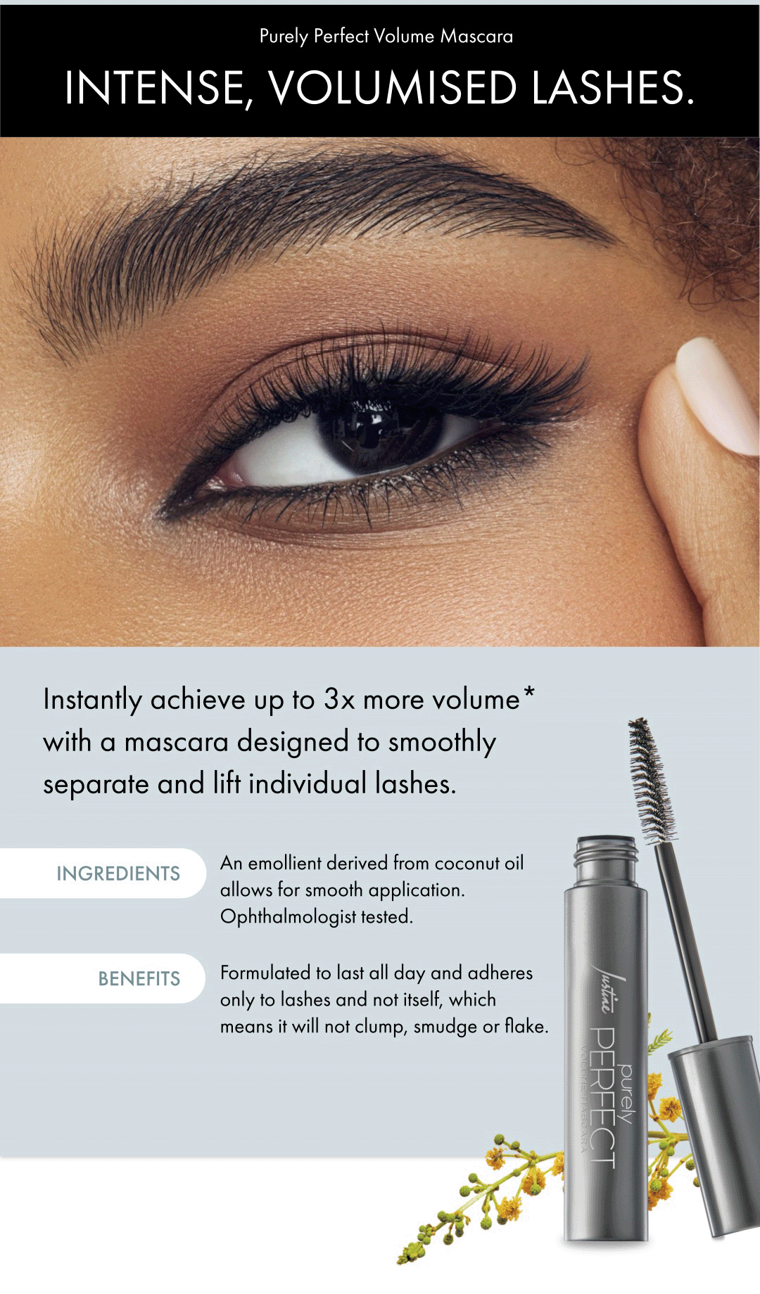 Purely Perfect Black Volume Mascara