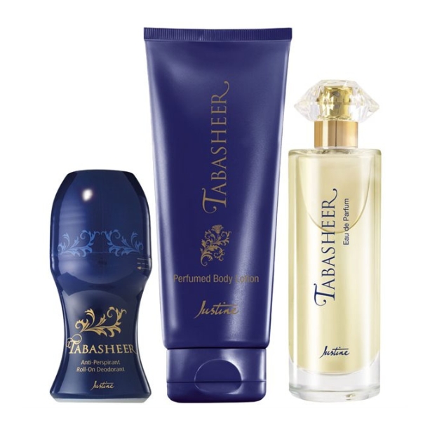 Tabasheer Roll-On Deodorant, Perfumed Body Lotion & Eau de Parfum 50ml