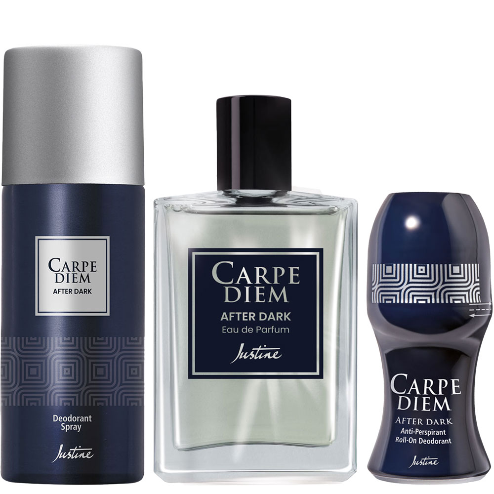 Carpe Diem After Dark Roll-On Deodorant, Eau de Parfum 100ml & Deodorant Spray