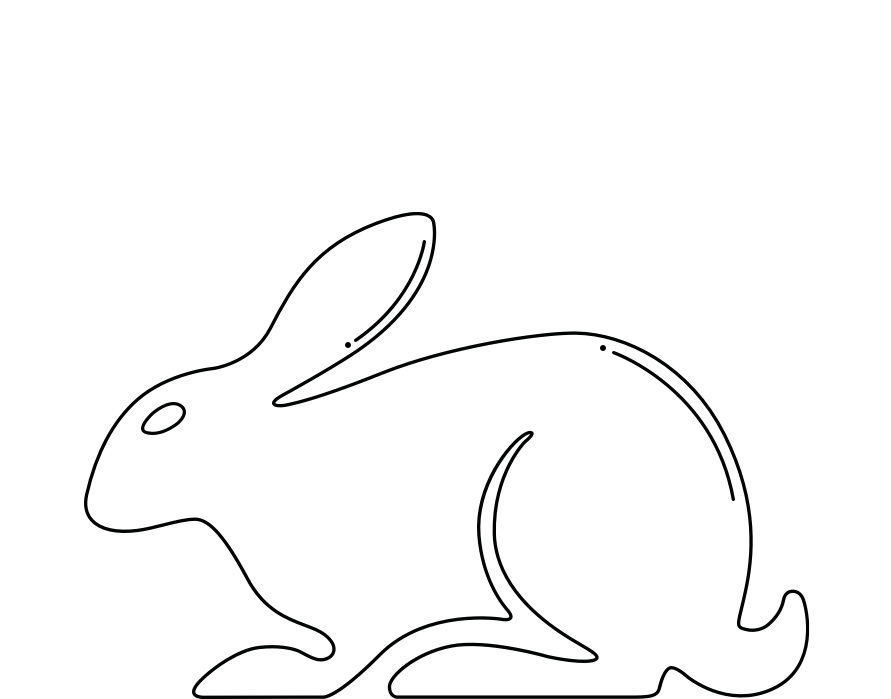 frame bunny